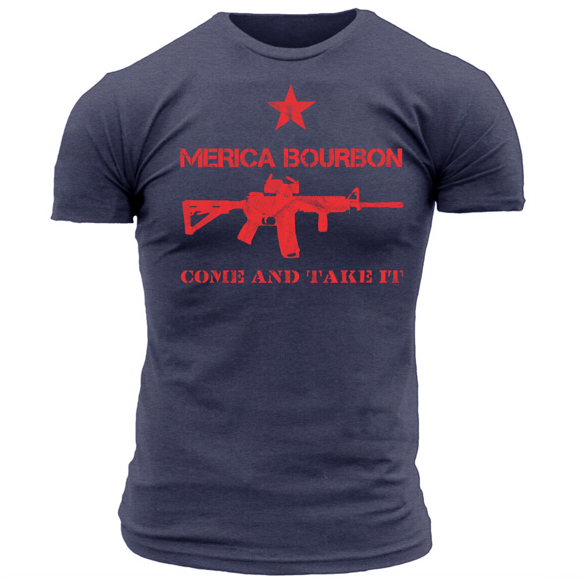 Merica Bourbon Come and Take it - Men's Tee