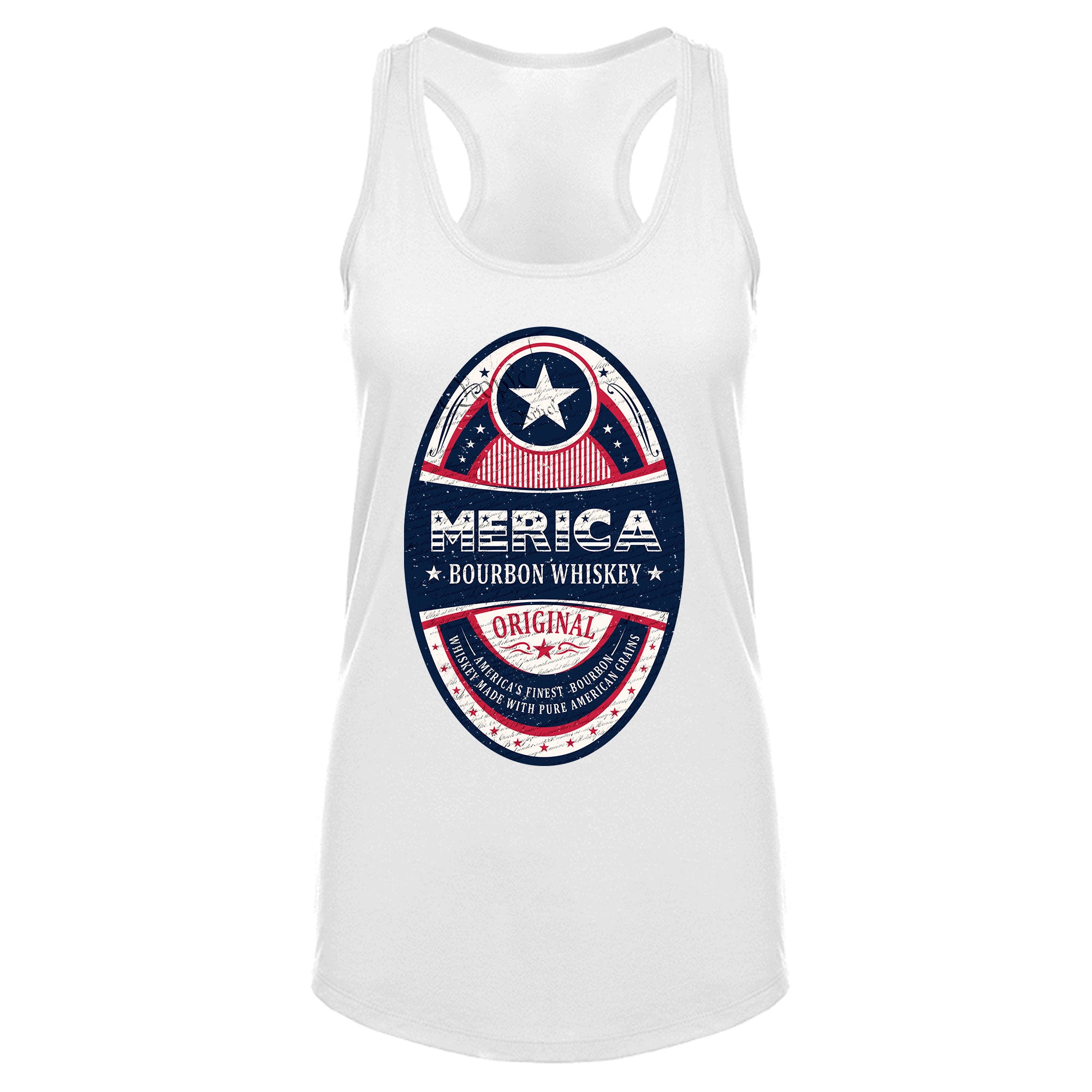 Merica Bourbon Label - Women's Tank Top