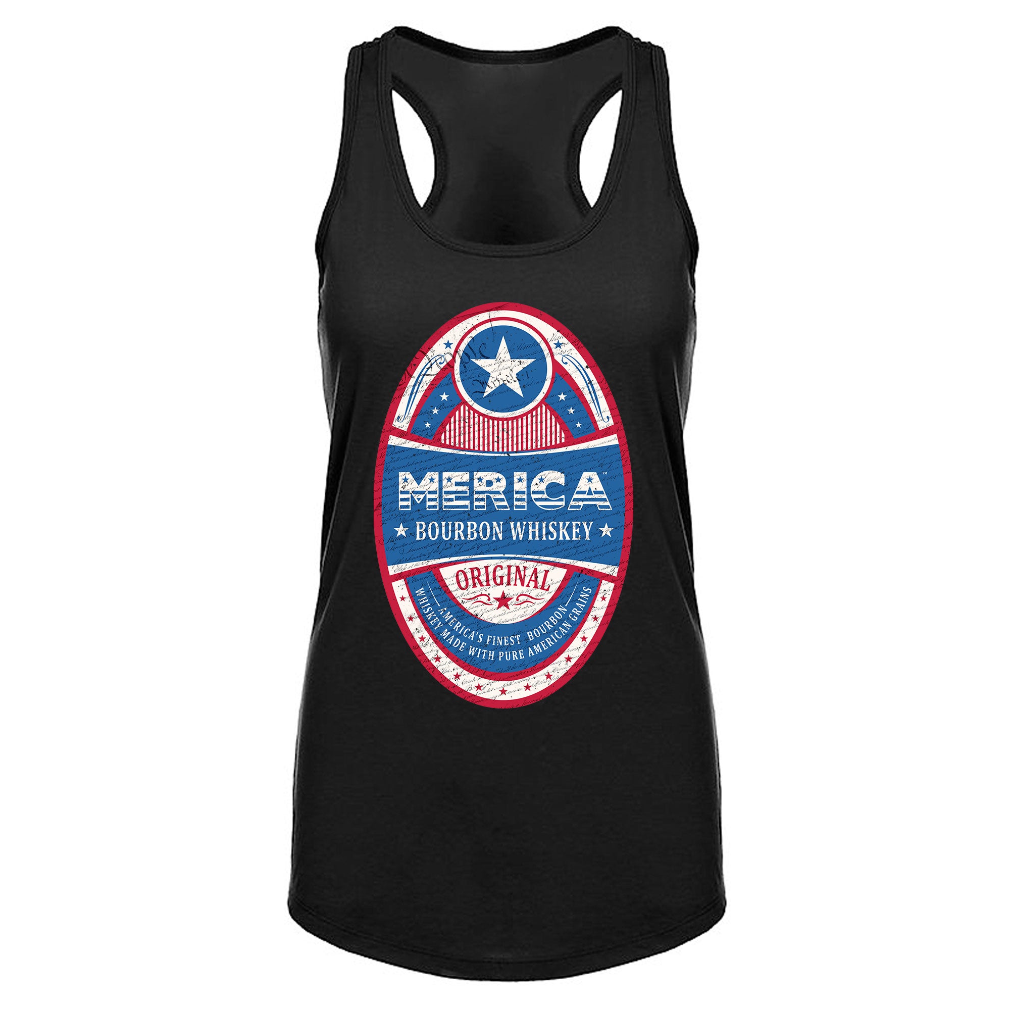 Merica Bourbon Label - Women's Tank Top