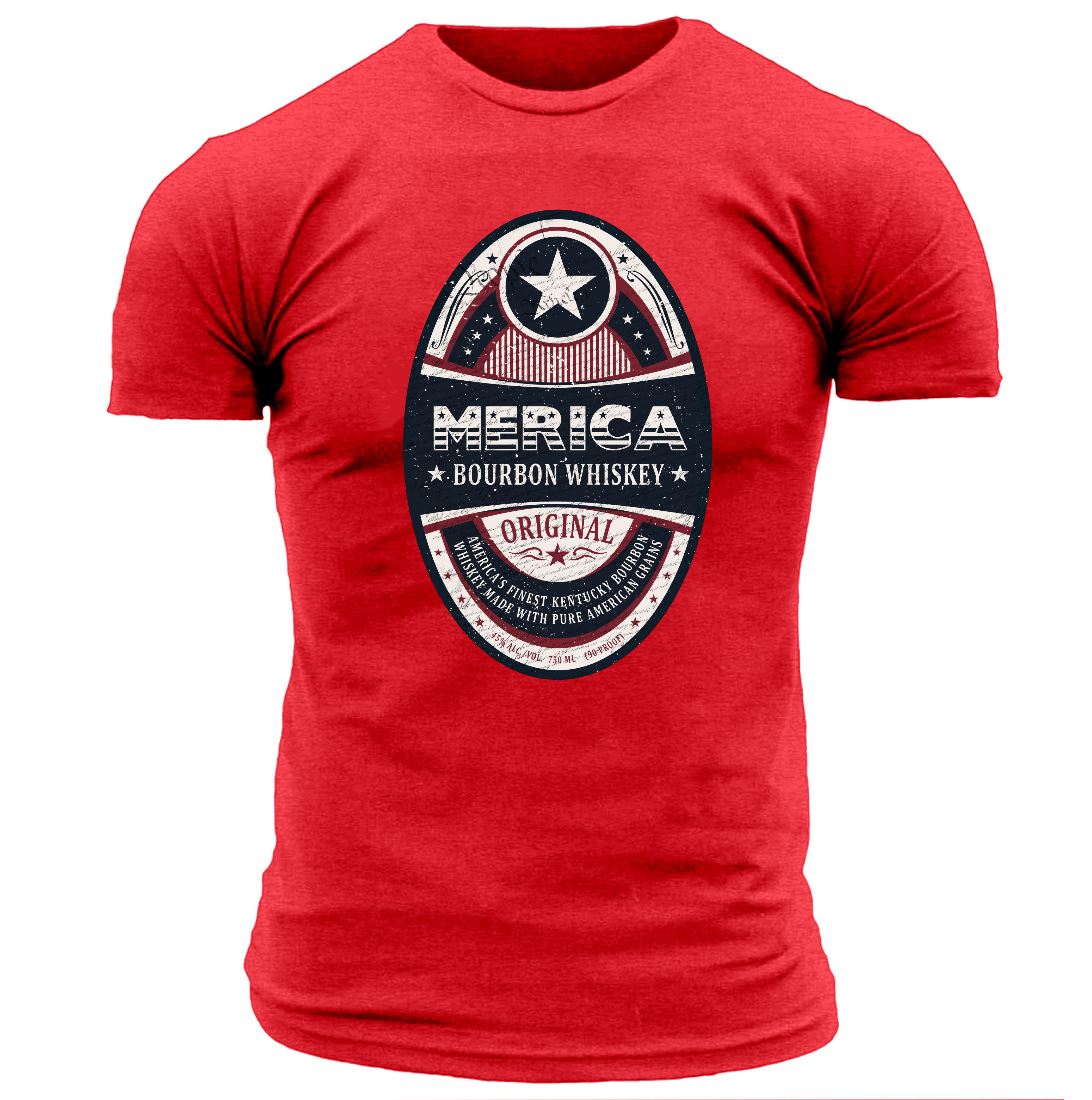 Merica Bourbon - Men's Tee