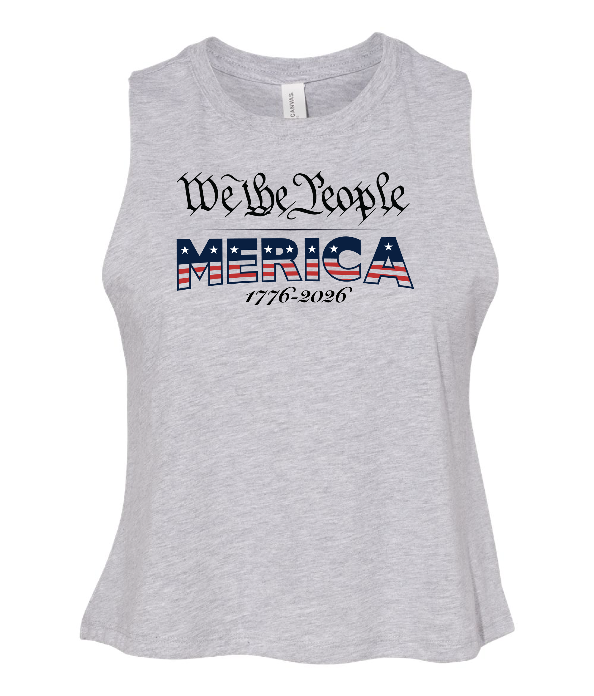 We the People - Women's Crop Racerback