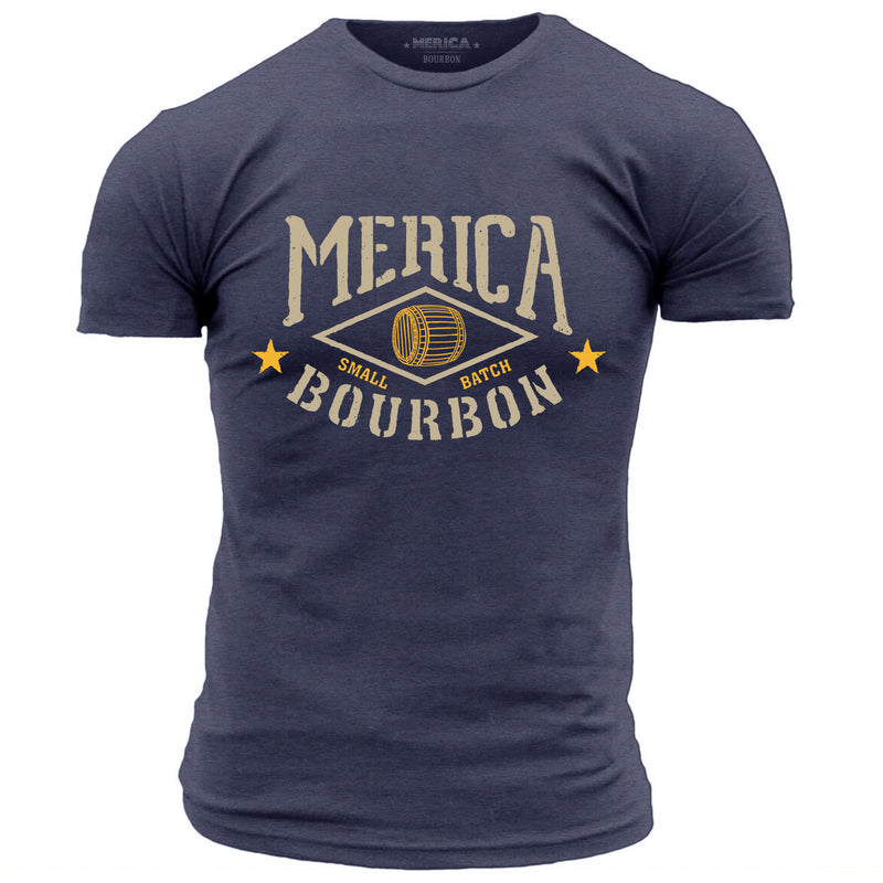 Merica Bourbon Barrel- Men's Tee