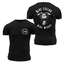 Blue Collar Bike Werks Motor - Men's T-Shirt