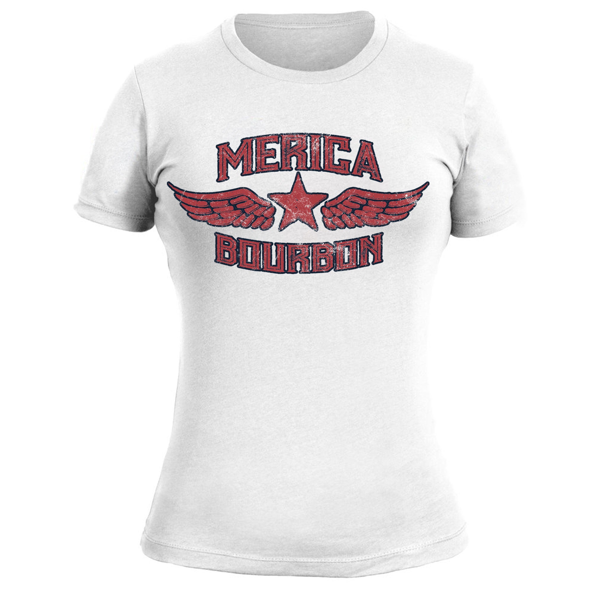 Merica Bourbon Wings - Women's Tee