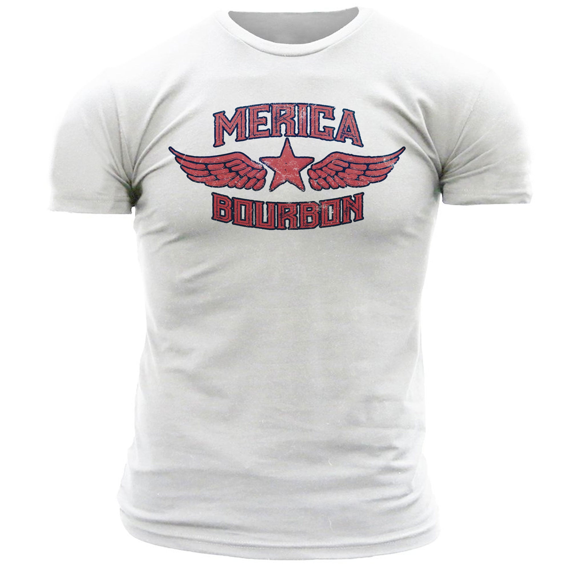 Merica Bourbon Wings - Men's Tee