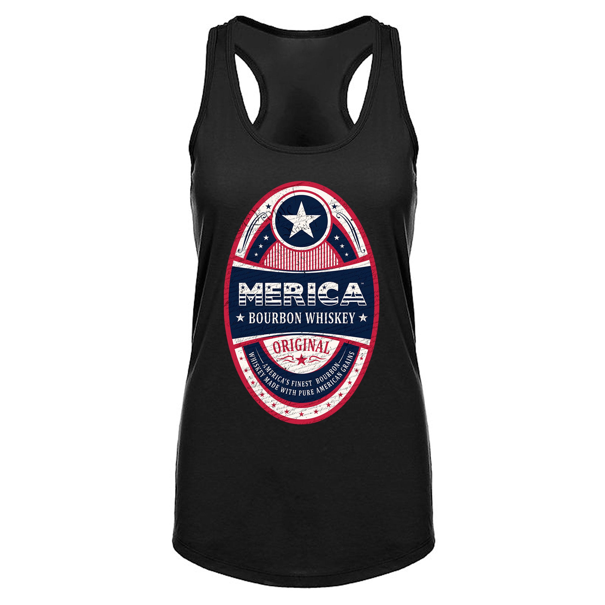 Merica Bourbon Label - Women's Tank Top