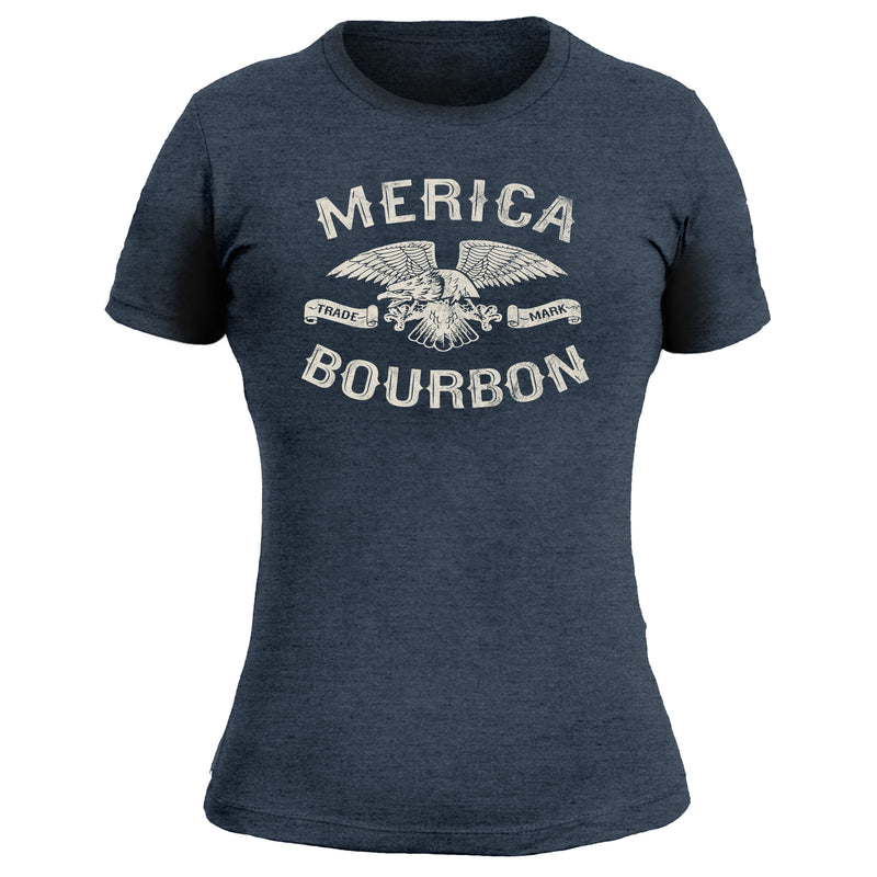 Merica Bourbon Eagle - Women's Tee