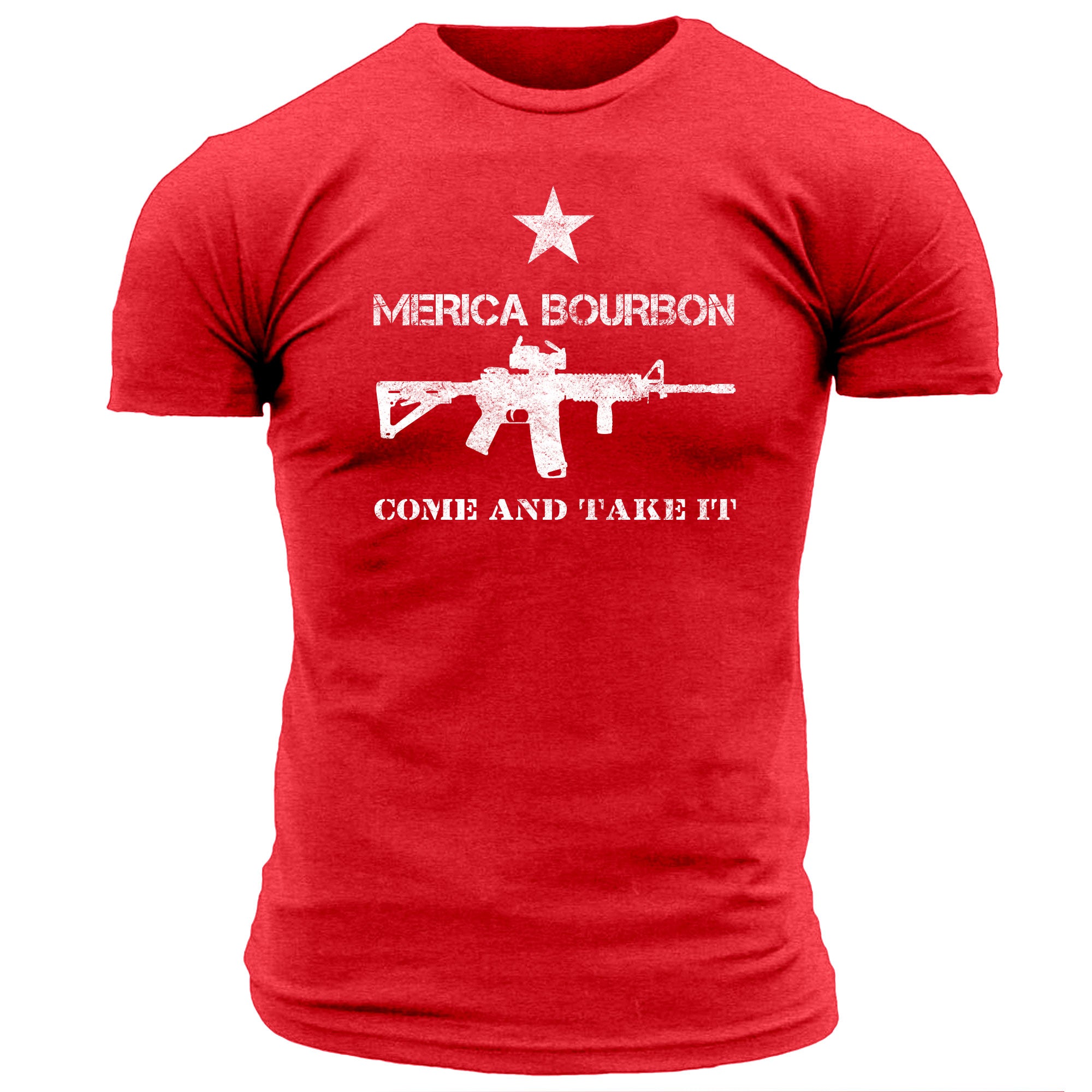 Merica Bourbon Come and Take it - Men's Tee