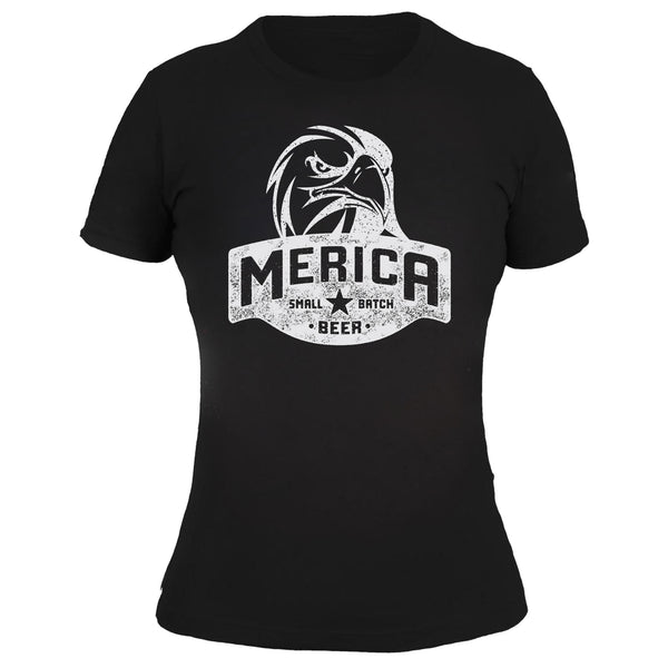 Merica Small Batch Beer Eagle - Women's Tee