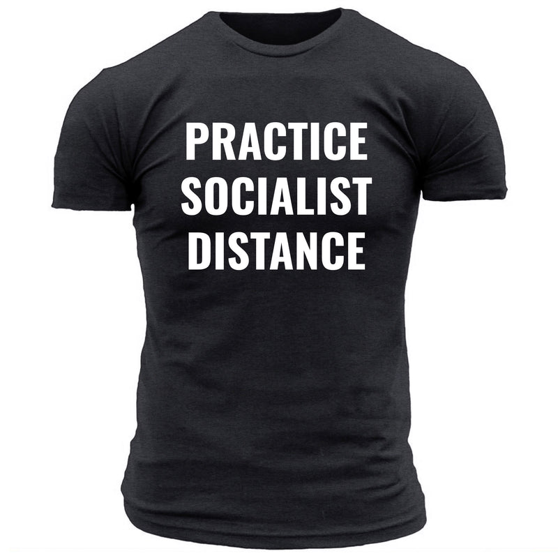 Practice Socialist Distance - Men's Tee