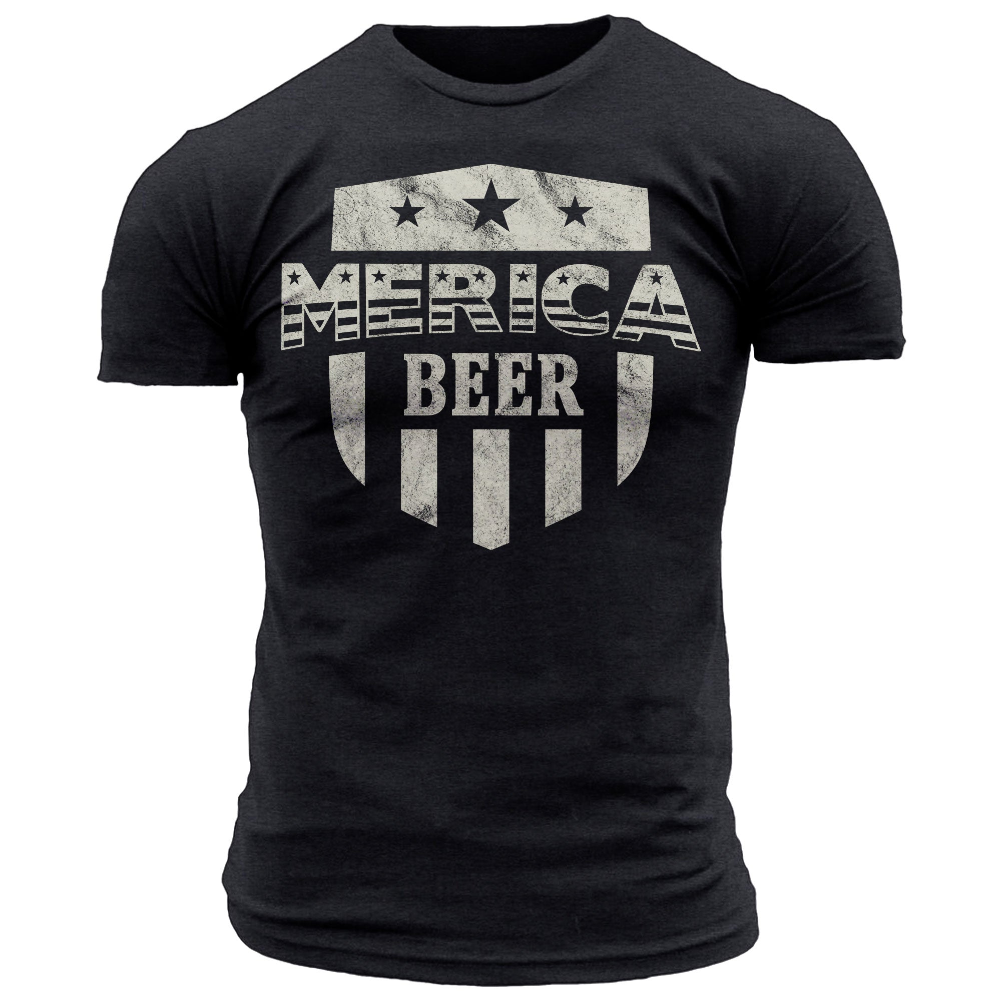 Merica Beer Shield #onecolor - Men's Tee